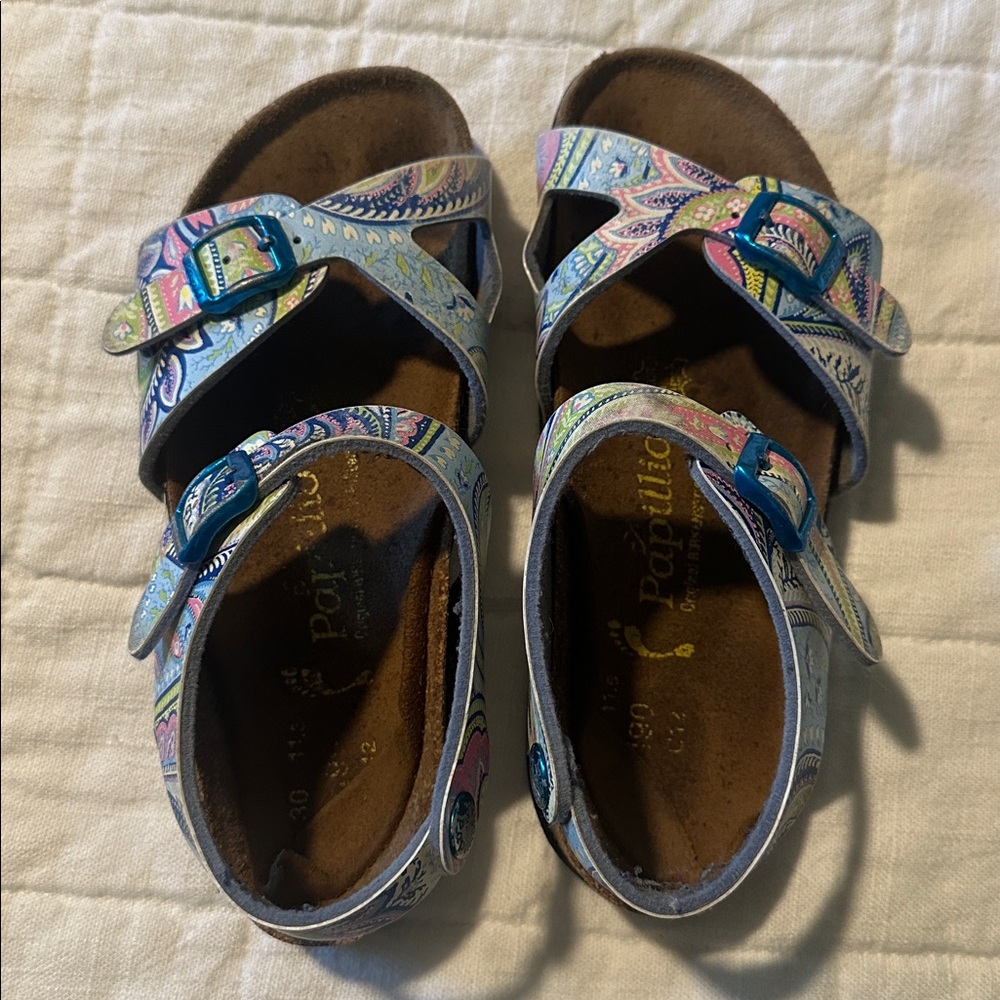 Papillio Multicolor Paisley Buckle Sandals